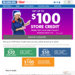Get up to $100 Store Credit When You Click & Collect @ The Good Guys