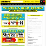 [New Customer w/ Ported Number] Telstra BYO 25GB for $49/Mth (12mth Contract) + $200 Gift Card @ JB Hi-Fi