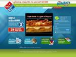 Dominos Large Pizza Pickup $4.95 each  or Delivery $8.95 each