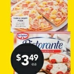 [QLD] ½ Price Dr Oetker Ristorante Pizza $3.49 @ Drakes