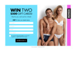 Win Two $500 Gift Cards from Bonds
