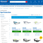 Safety Glasses/Goggle Resist Scratch/Fog UV Protection $3-$10 (Made in China or Germany) @ Officeworks Free C&C