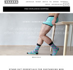MANRAGS: Free Socks (or $2, $5, or 50% First Month)