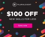 $100 USD Discount on New or Renewed Annual Subscription @ Pluralsight Online Training