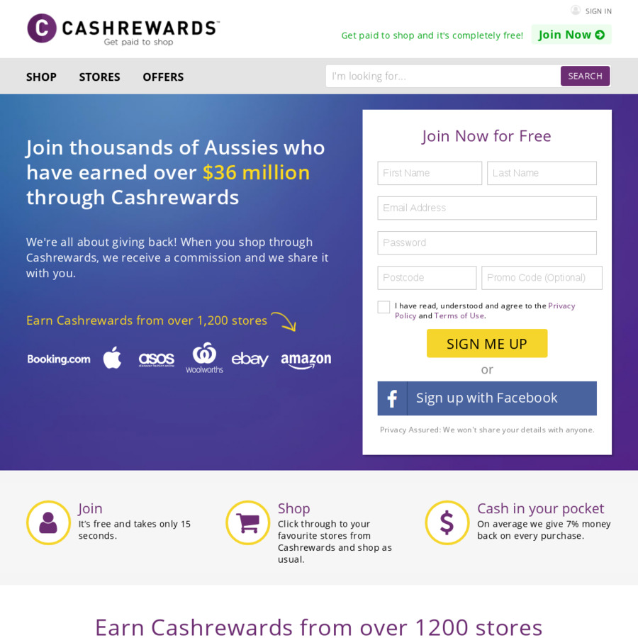 $10 Welcome Bonus With First Purchase @ Cashrewards (New Users Only ...