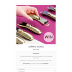 Win 1 of 20 Mirenesse iCurl Twin Heated Lash Curlers Worth $49.95 from Mirenesse Australia