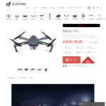 DJI Spark Fly More Combo $759 & Mavic Pro $1199.  Free Standard Shipping @ D1Store (Authorised Aus Seller)