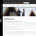 [NSW] Opera Australia Dinner on Us Promo - Free Meal with an Opera Show from $99 D Reserve