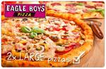 2 Large Pizzas, 6 Pack of Wings, 1.25 Coke, Garlic Bread. Eagle Boys Sydney - $19 (Normally $44)