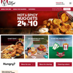 12 Hot & Spicy Nuggets $5 @ KFC (via App)