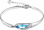 Women's Crystals Bracelet (Light Blue/Ocean Blue) for $20.99 + Delivery (Free with Prime/ $49 Spend) @ T400Jewelers Amazon AU