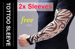 FREE: 2 Temporary Tattoo Sleeves ($6.98 Postage)
