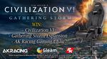 Win an AK Racing Gaming Chair, Civilization VI & Gathering Storm Expansion from 2K/AK Racing