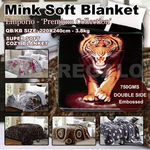Faux Embossed Mink Blanket 220x 240cm $48.95 Delivered @ casaregalo-rj via eBay