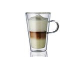 400ml Double Wall Glass Cups with Handle - Set of 4 - $24.99 (normally $37.99)  