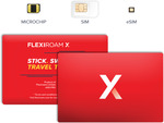 $5 USD Flexiroam X International Roaming Starter Kit eSIM/SIM/Microchip Free Australian Delivery