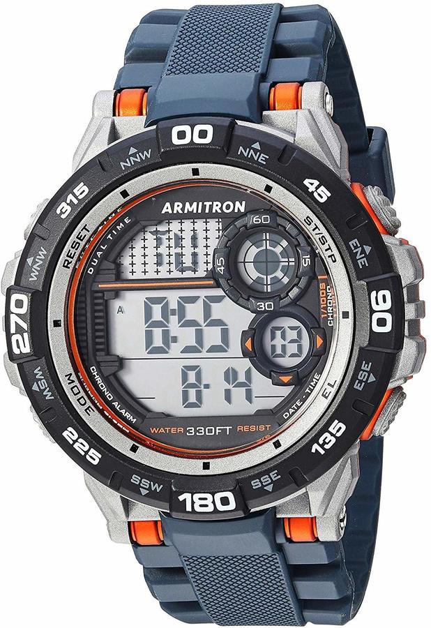 Armitron Sport Retro Digital Chronograph Bracelet Watch， 40/8474
