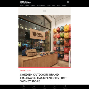 fjallraven store sydney