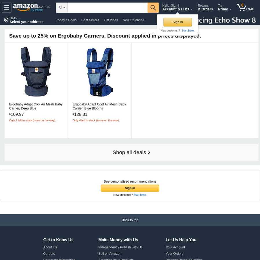 ergobaby adapt cool air amazon