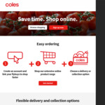 $10 off $110 Spend @ Coles Online (New Customers)