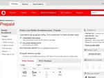 50% off Vodafone Prepaid Mobile Broadband Modems