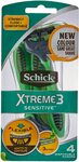 Schick Xtreme 3 Sensitive Men's Razors, 4 Pack $2.50 or $2.25 Sub and Save + Delivery ($0 with Prime/ $39 Spend) @ Amazon AU