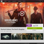 [PC] DRM-free - Sherlock Holmes: The Devil's Daughter - $5.99 AUD - GOG