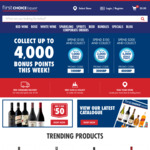 Up to 4,000 flybuys Points ($200 Spend) @ First Choice Liquor