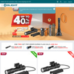 Up to 40% off Olight Hunting Flashlights (e.g. Odin + i5T Grey $176, M3XS Hunting Kit $162, Perun Mini $75  ) @ Olight Store