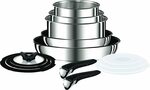 Amazon :$99  Tefal Ingenio Preference Stainless Steel 13 Pieces Cookware Set, Silver, L9409042