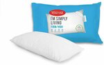 Tontine I'm Simply Living Firm High Pillow $6.09 + Delivery ($0 with Prime / $39 Spend) @ Amazon AU
