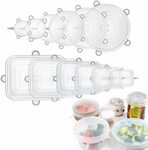 19% off 12pcs Silicone Stretch Lids Transparent $11.33 + Delivery ($0 with Prime/ $39 Spend) @ Simonpen Amazon