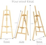 Artistic Pine Wood Easel Decoration Menu Painting Display $23.20 (30% off) + $9.90 Delivery @ Artoys