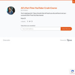 Free YouTuber Crash Course by Ali Abdaal