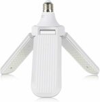 LED Garage Lights, 45W Foldable Fan Blade Bulb $16.49 + Delivery ($0 with Prime/ $39 Spend) @ Lightworld via Amazon AU