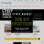 20% off Sitewide + Delivery @ Howard's Storage World