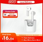 QCY T12 TWS Bluetooth 5.1 Earphones US$14.34 (~A$20.33) Delivered @ QCY Official Store AliExpress