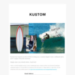 Win a Custom Shaped ACSOD ‘Lotus’ Surfboard Worth $990 and $500 Kustom Footwear Voucher from Ug Manufacturing