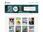 Zinio Get 2 Year Subscriptions for The Price of 1 on Selected Top Sellers