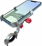 25% off Universal Aluminium Bike & Motorcycle Phone Holder (Silver) $14.99 + Delivery ($0 Prime/ $39 Spend) @ DEVICETRIBE Amazon