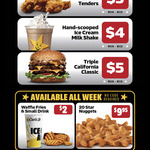 [QLD, NSW, SA, VIC] April Daily Deals $3-$5 (Every Mon to Wed) & All Week Deals via MyCarl's App @ Carl's Jr