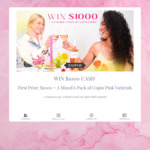 Win $1000 Cash & a Mixed Pack of 6 Cupio Pink Varietals or 1 of 5 Mixed 6-Pack of Cupio Pink Varietals from Cupio Wines