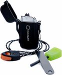 Rechargeable Plasma Lighter with Flint Rod $22.49 (25% Off) + Shipping ($0 with Prime/ $39 Spend) @ Raviant Amazon AU