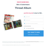 Win a Gutermann Thread Album from Sew Much Easier