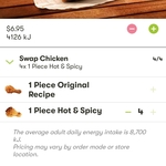 [HACK] 4x Pieces of Hot & Spicy (Expired) /Original Recipe Chicken or 5x Tenders with 2 Dipping Sauce for $6.95 @ KFC via App