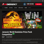 Win a Jurassic World Price Pack Worth + $150 in Runners up Prizes $370 from Mr Emergency