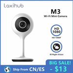 Laxihub M3 2MP 1080p Tuya Indoor WiFi Camera US$14.16 (~A$20.50) Delivered @ Laxihub Official AliExpress