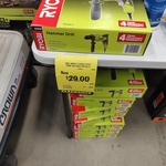 Ryobi 500W Corded Impact Drill with 6 Drill Bits $29 in-Store Only @ Bunnings