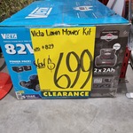 Victa 82V 21" Wide Cut, Mulch or Catch Lawn Mower Kit with 2 Batteries $699 at Bunnings
