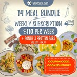 [NSW, QLD, VIC] Weekly Fresh Meals First Subscription Offer: 14 Meals $110, 18 Meals $115, 27 Meals $165 Delivered @ Cooked up